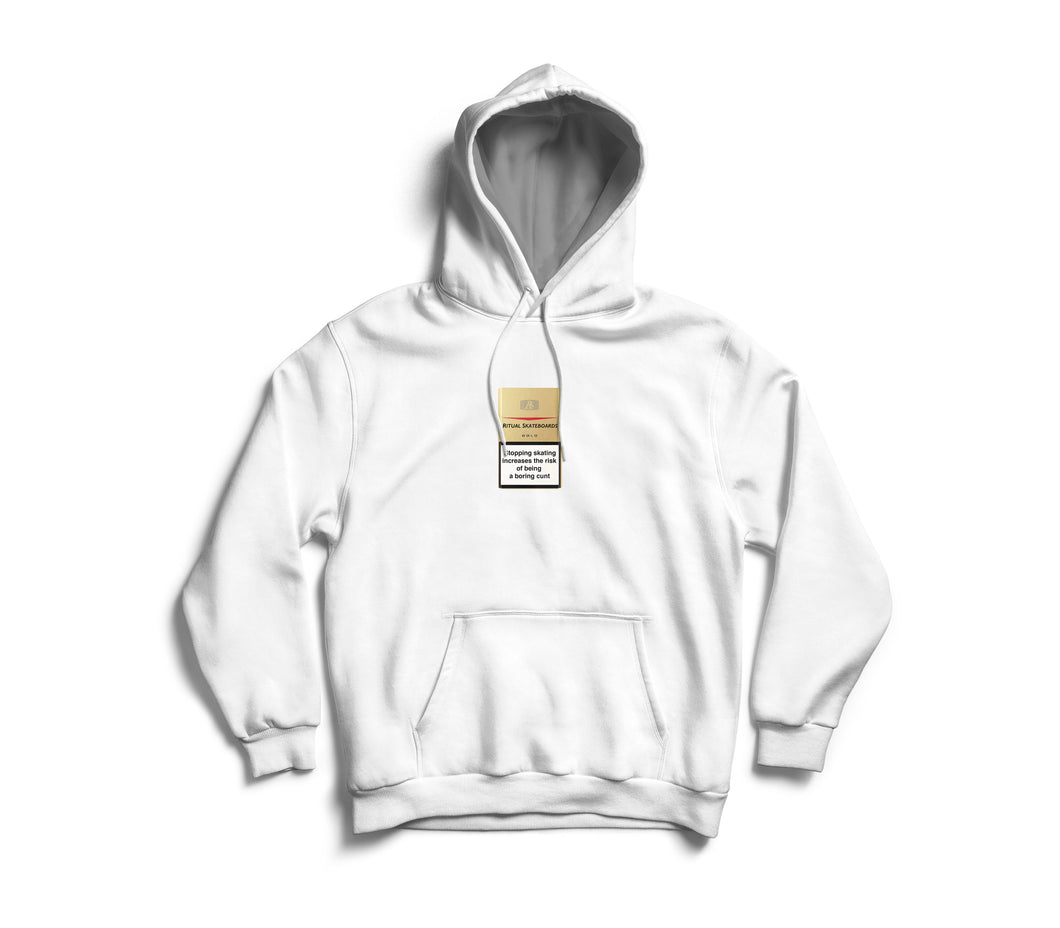 Classic Gold Hoodie - White